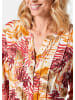 GOLDNER Drucktunika-Shirt Figurschmeichelndes Drucktunika-Shirt in hagebutte / mandarine / gemustert