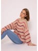 SASSYCLASSY Oversize Strick-Pullover in Beige, Mauve, Lila