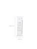 Home&Styling Collection Wachstumsmesser aus Leinwand mit Fransen, bis zu in Weiß, (B) 40 x (L) 140 cm