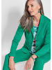 GOLDNER Blazer Damen elegante Jacke aus Stretchjersey in grün