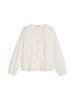 Schleifenbluse relaxed in Silky White