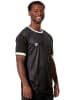 Stark Soul® Kurzarm Sportshirt Pinstripes in schwarz-weiss