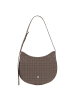 DuDu Hispani Schultertasche Leder 32 cm taupe