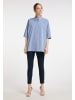 DreiMaster Damen Oversized Bluse in Graublau