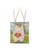 Mr. & Mrs. Panda Tasche Einhorn Herz Design ohne Spruch in Weiß