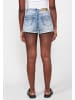 KOROSHI HOSE MINISHORT JEANS in blau