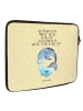 Mr. & Mrs. Panda Notebook Tasche Walfisch Thunfisch mit Spruch in Gelb Pastell