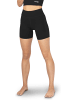 Circle Five High Waist Sport Shorts mit Taschen Radlershorts in Schwarz