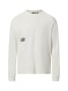 Napapijri Langarmshirt Lodestar in ecru mehrfarbig