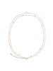 Steel_Art Layering Halskette Frauen Juliette rose goldfarben in rosegoldfarben