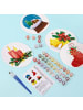 ARTNANAS 
PVC-Tischset Malen nach Zahlen 4er Set-"Stille Weihnachtsnacht 2" 20cm