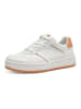 Tamaris Sneaker in Weiß/Orange
