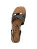 palado Riemchensandalen in black pewter combi