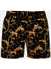 Doreanse Badeshorts in schwarz/gold