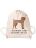 Mr. & Mrs. Panda Stoffbeutel Hund Dogge mit Spruch in Creme