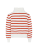 Bridgeport Damen Sweater in WOLLWEISS ROT