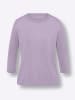 Sieh an! 3/4 Arm-Pullover in flieder