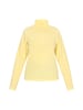 Nolie Damen Fleecepullover in Hellgelb