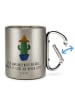 Mr. & Mrs. Panda Kaffeetasse Kaktus Hut mit Spruch in Silber