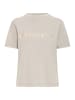 b. young Kurzarm-Bluse BYSOLKO Relaxed fit in Gray Flannel