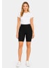 Sublevel Unifarbene Shorts 2er-Set Elastikbund Alltag in Schwarz-2