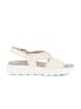 Gabor Plateau Sandalen in creme
