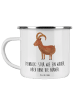 Mr. & Mrs. Panda Kaffeebecher Steinbock Entschlossen mit Spruch in Weiß