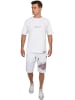 Cipo & Baxx Herren Regular Fit Shorts Mid Waist in White