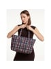 Mandarina Duck Tartan Shopper Tasche 42 cm tartan brown