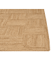 Beliani Geflochtener Teppich ESENTEPE in Beige - (W) 300 x (L) 400 cm