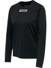 Hummel Hummel T-Shirt Hmlte Multisport Damen Dehnbarem Atmungsaktiv Schnelltrocknend in BLACK