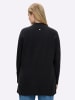 sheego Longpullover in schwarz