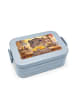 Mr. & Mrs. Panda Bento Box Bär Pommes verliebt Design ohne Spruch in Blau Pastell