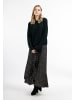 DreiMaster Vintage Damen Strick Pullover in Dunkelgrün
