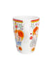 Blond Amsterdam XL-Becher Roter Rand in Bunt - 500 ml
