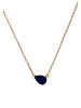faina Women Necklace in Rose Gold Navy