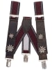 Schuhmacher Hosenträger HOT-740-4 in weinrot