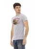 Trussardi Action Grau Baumwolle Herren T-Shirt
