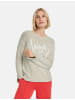 Gerry Weber Pullover Langarm Rundhals in Sandshell Melange