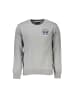 La Martina Grau Baumwolle Herren Sweatshirt