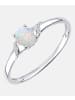 Diamant L'éternel Verlobungsring aus 375 Weißgold mit Diamant mit Opal