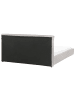 Beliani Doppelbett BAJONNA in Grau/Schwarz - (W) 200 x (H) 94 x (L) 235 cm