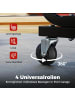 COSTWAY Werkstatthocker mit Rollen in Rot