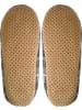 normani 1 Paar Herren-Slipper Karo in Grau