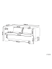 Beliani 3-Sitzer Sofa HOGBO in Beige - (W) 180 x (H) 73 x (L) 93 cm