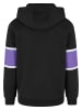 STARTER STARTER Starter Across Stripe Hoodie in black/purple