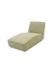 58 aufm Kessel GARTENLOUNGE Liege Brunhilda 76x82x171 mit Outdoorbezug in grün