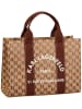 Karl Lagerfeld Handtasche K/RSG Square Mono MD Tote in Monogram Nougat Brown