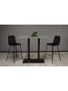 58 aufm Kessel TRESENTISCH Electra 120x70x106 schwarz matt/Pinie green matt lack