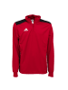 adidas Pullover Regista 18 Sweat 1/4 Zip Top in Rot